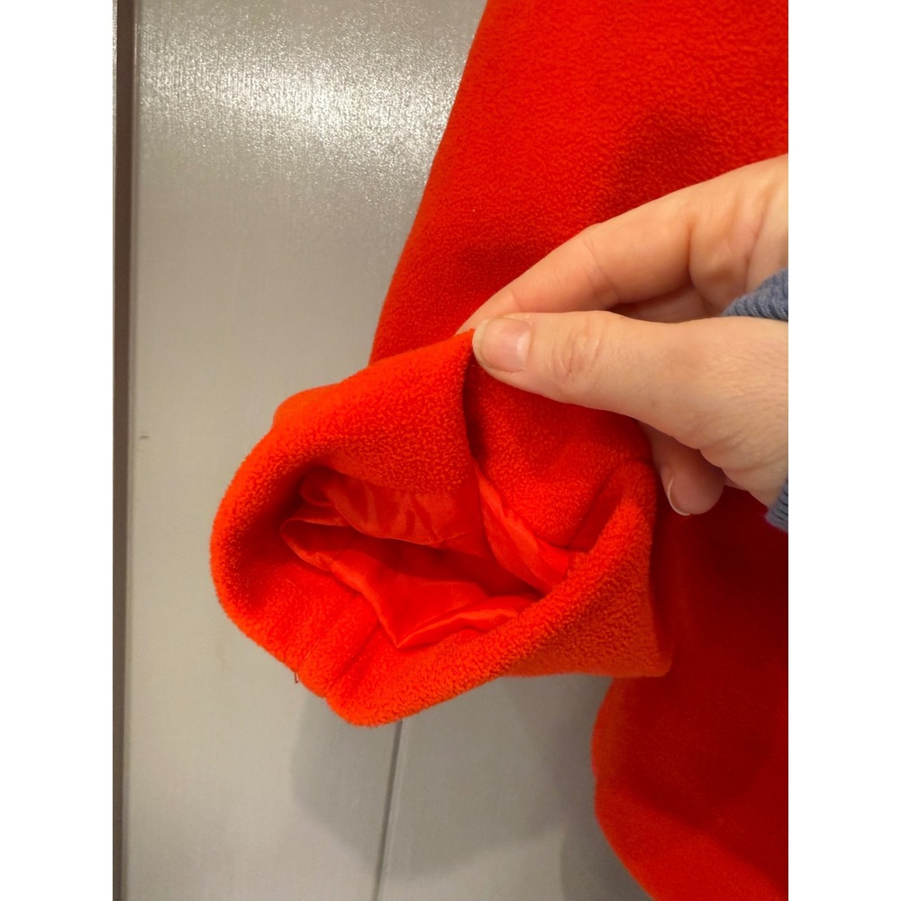 Old Navy Womens Red Fleece‎ Double Breasted Pea Coat Jacket Size M - Picture 11 of 13